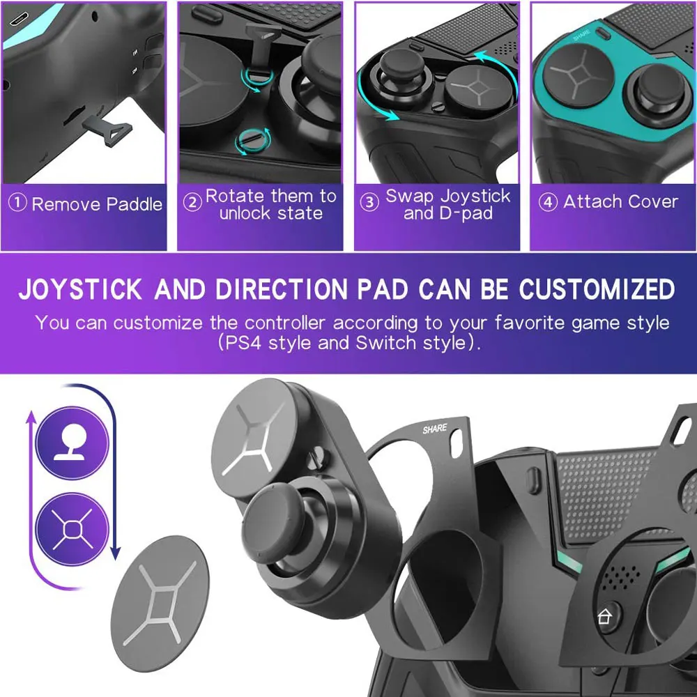 Мобильный игровой джойстик для Android PC PS Playstation Dualshock 4 PS4 с Bluetooth | Электроника