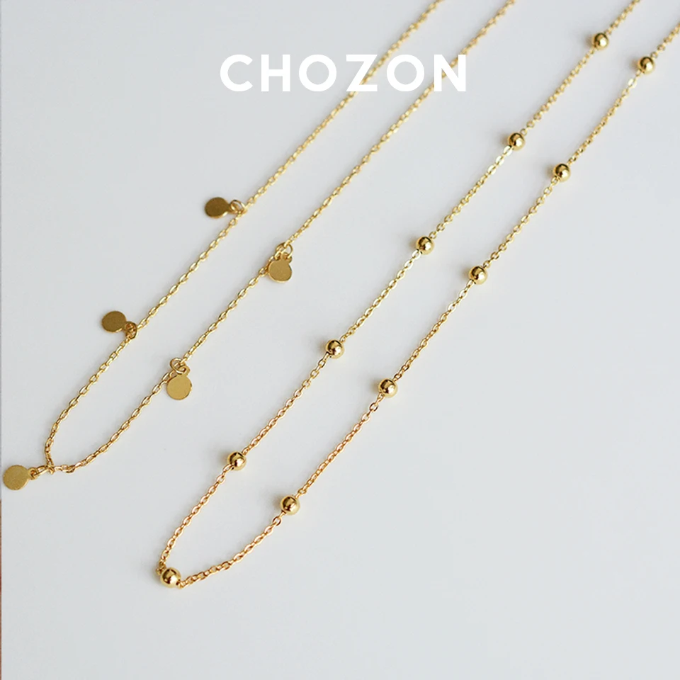 925 пробы серебряные разделяющие круглые бусинки маленькие ключицы цепи в