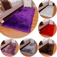 fashionable high end imitation wool plush bedroom floor mat carpet coffee table living room bedroom bay window carpet