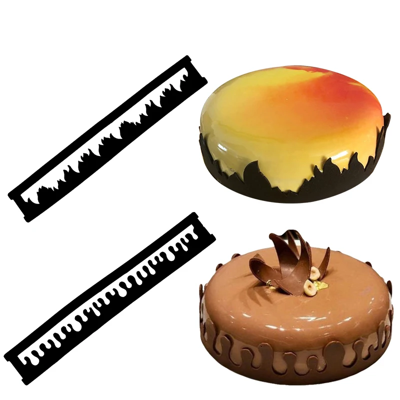 Торт украшения пламя капли воды Форма силиконовый коврик пресс форм выпечка