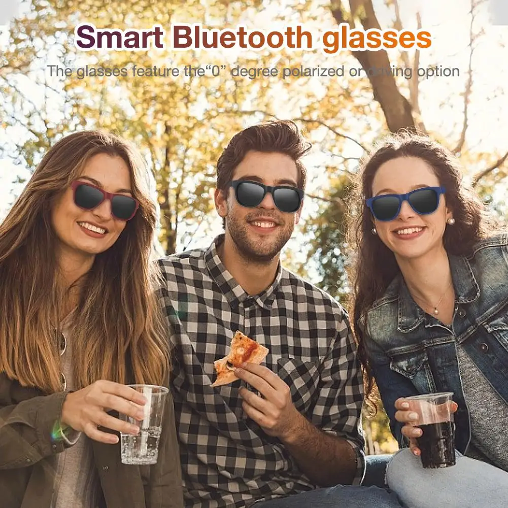 Новые Bluetooth наушники 4 2 солнцезащитные очки костной проводимости ГГц с сенсорным