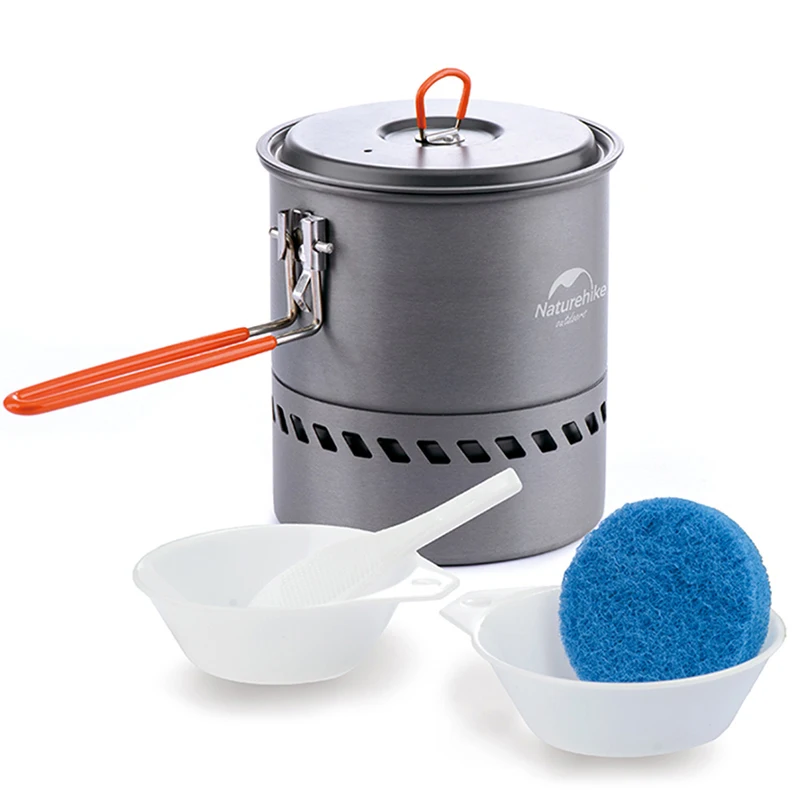 

【New store 】 2-3 Person Non-stick Picnic Pot And Pan Camping Pot Outdoor Folding Cookware NH15T216-G Naturehik