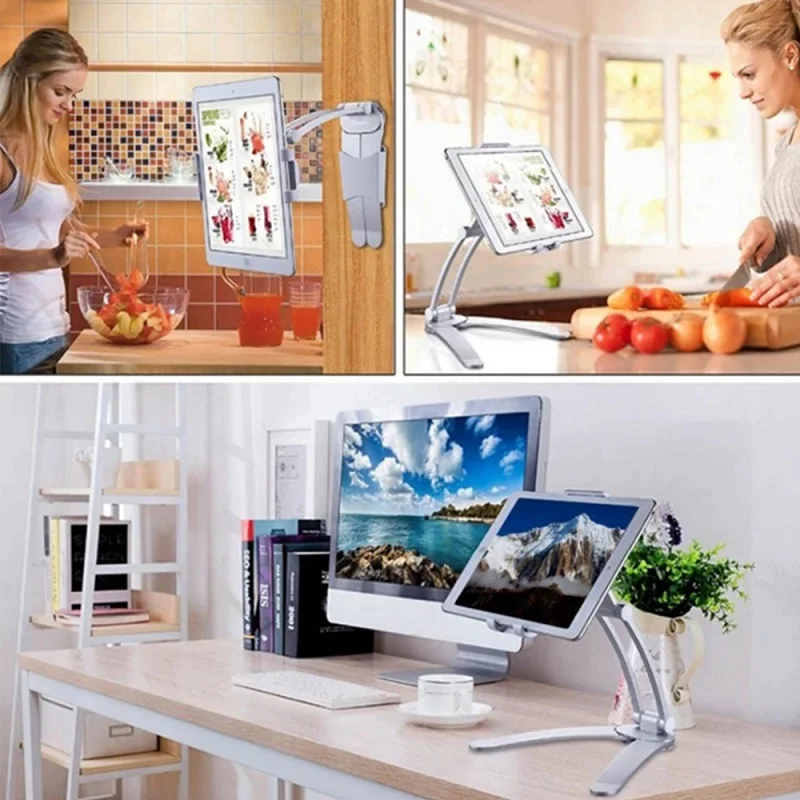 

Multi functional home and car dual purpose suspension telescopic lazy man bracket Tiktok Desktop folding mobile phone flat stand