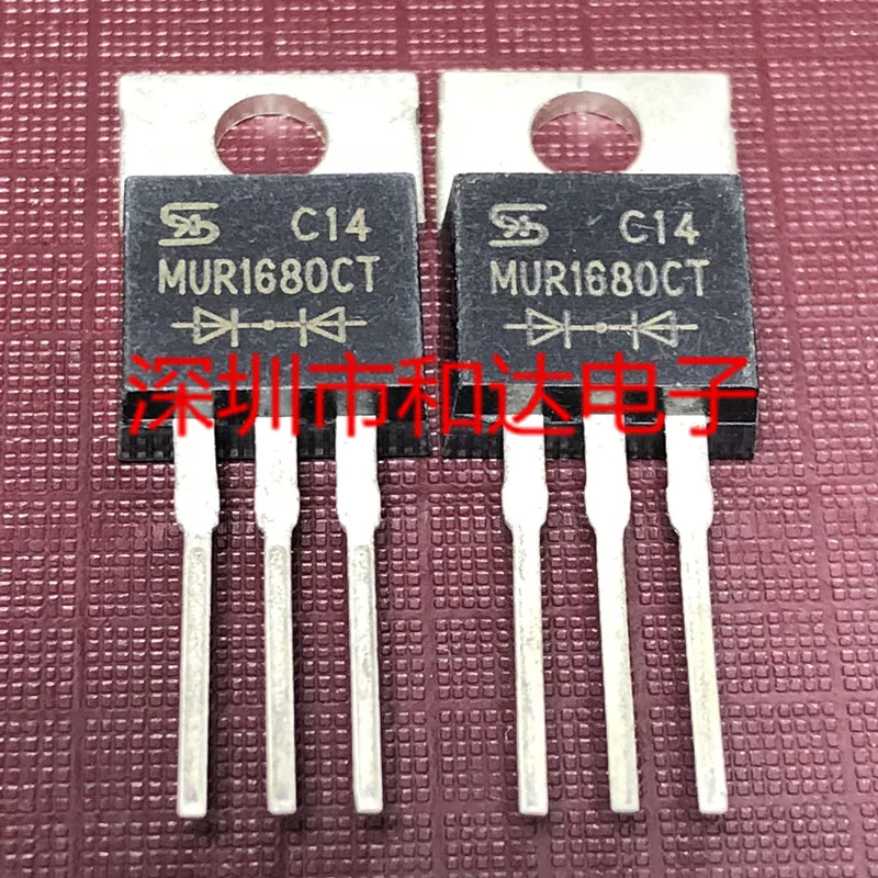 

5 шт MUR1680CT TO-220 800V 16A