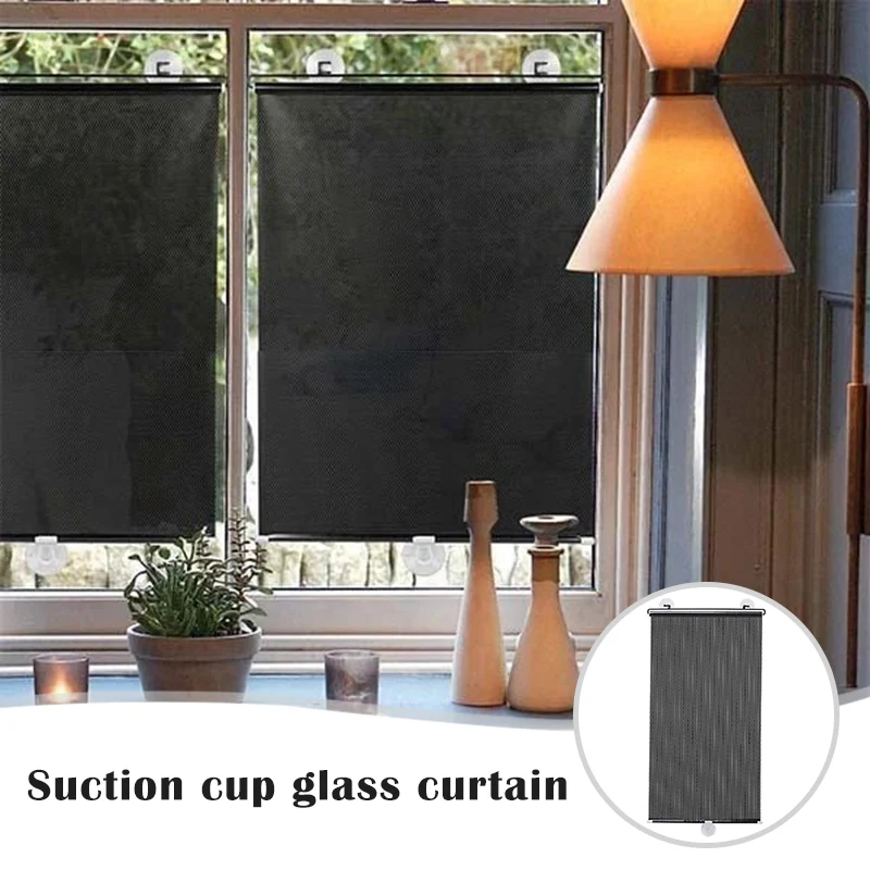 

Suction Cup Window Shade Visor No Drilling Car Home Bathroom Sunblind Sun Shade Curtains For Living Room Cortinas De Dormitorio