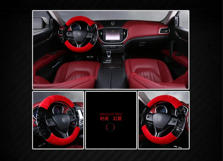 Плюшевый теплый автомобильный чехол на руль из искусственного меха для mitsubishi montero outlander 3 xl pajero 2 3 4 sport space star
