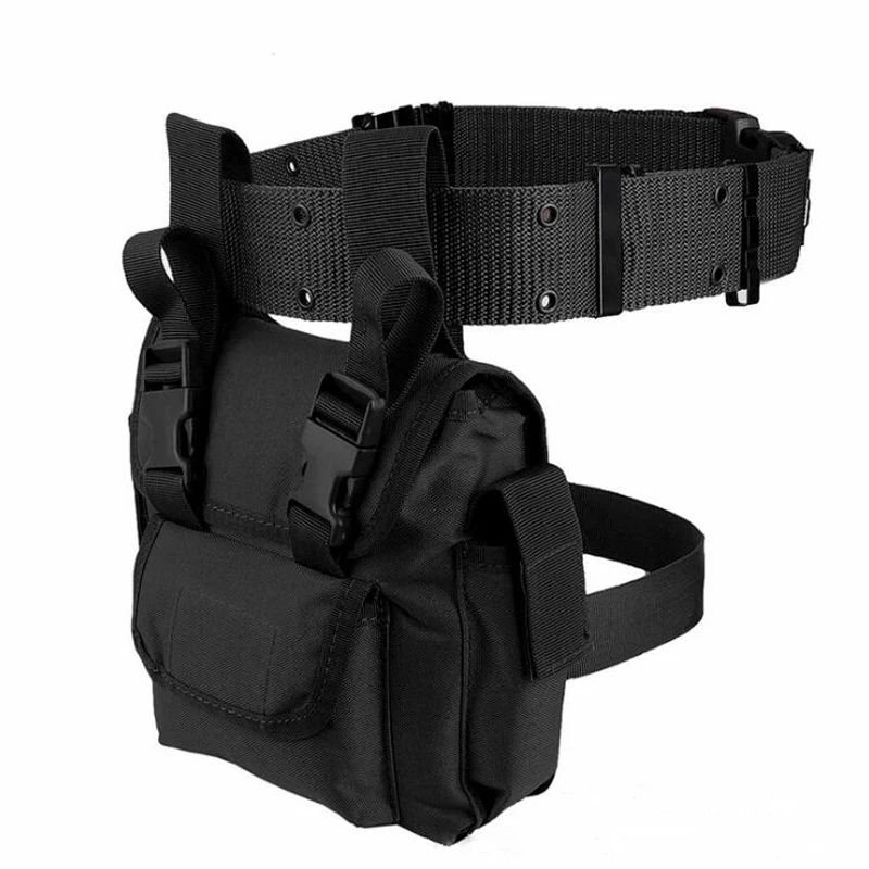 

Tactical Drop Leg Pack Waist Bag Waterproof Quick Release Utility Pouch Military Tool Pack Hunting Hiking