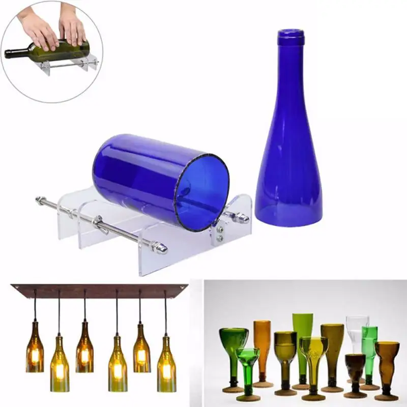 

Стекло бутылки DIY Инструменты Профессиональный бутылки режущий гаджет пивные бутылки для вина чашка с Безопасность легко Применение Стекл...