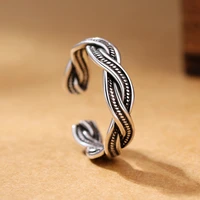 meyrroyu silver color hot sale twist cross ring for women vintage distressed fashion party jewelry accessories c%d0%b5%d1%80%d0%b5%d0%b1%d1%80%d0%be 2022
