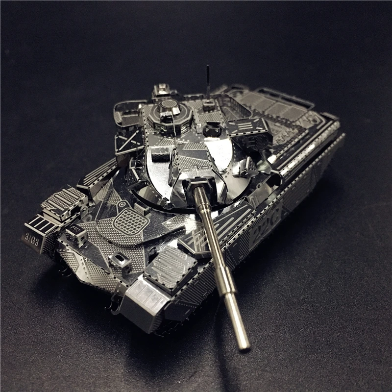 Набор металлических 3D моделей DIY JS 2 Tank Chief MK50 сборная модель танка лазерной резки