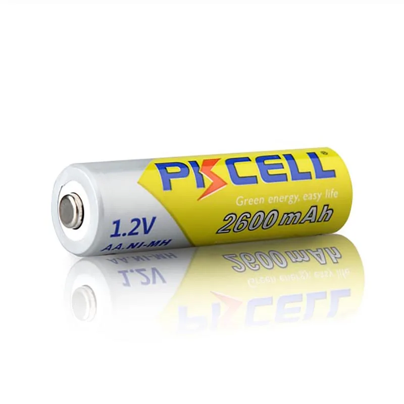 PKCELL 4 шт. Ni-MH AA батареи 2600 мАч 1 2 в + NIMH AAA 1200 перезаряжаемые держателя чехол |
