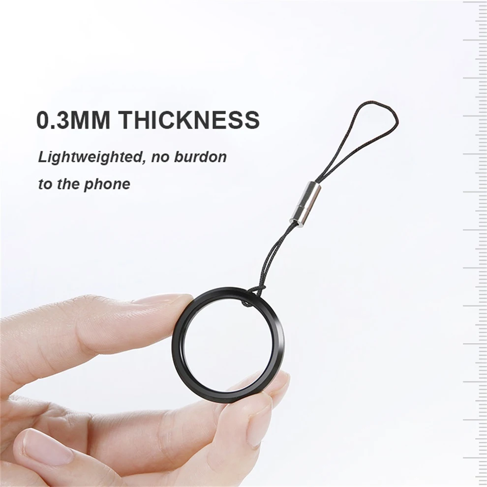 Aluminum Alloy Ring Phone Strap for Xiaomi Redmi for Samsung for iPhone Used Metal Ring Holder For Phone Portable Universal