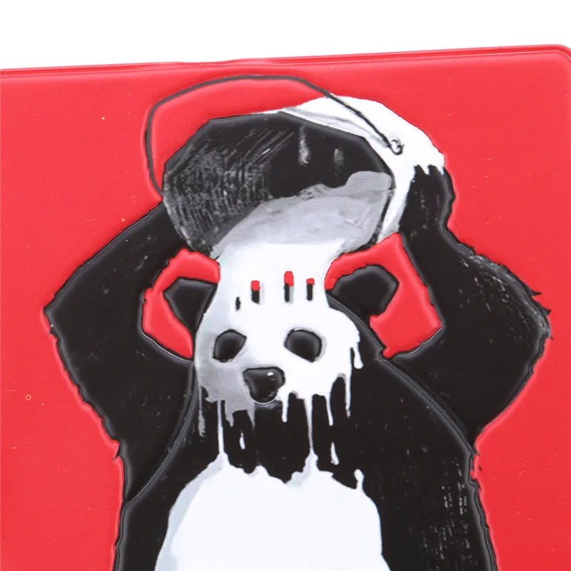 3D чехол для паспорта с изображением панды Id карты дизайн дорожная сумка билета