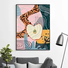 Художественная печать Apple and Snake, красочный абстрактный яркий иллюстрационный постер, настенные картины в стиле бохо, украшение на холсте, живопись, домашний декор
