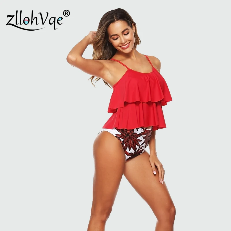 Zllohvqe Бикини Push Up летний купальный костюм высокая талия повседневная Пляжная