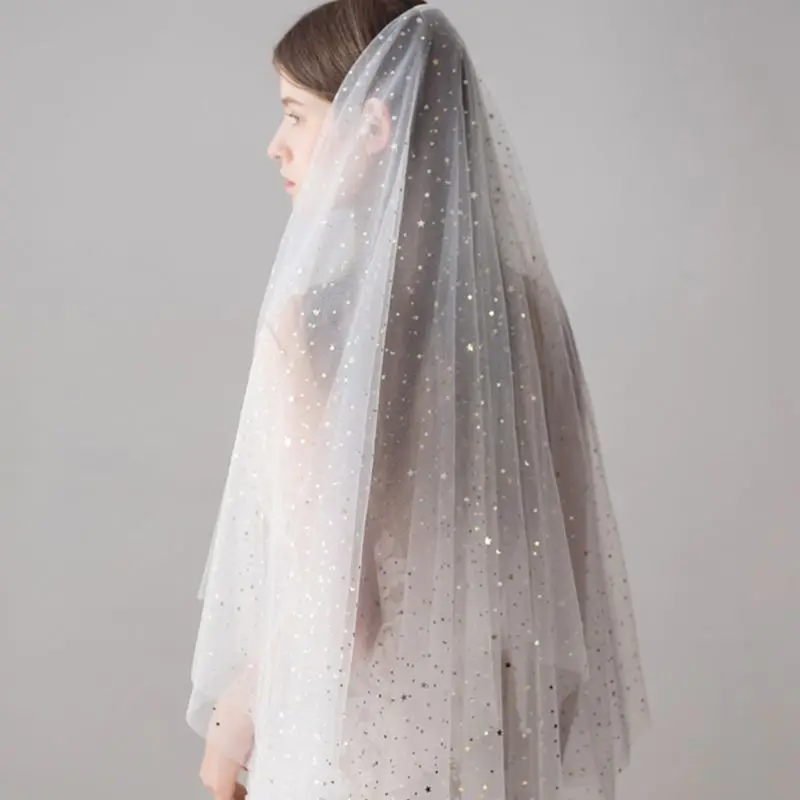 100x120 см один слой тюль слоновая кость средней длины свадебная вуаль покрытие лица