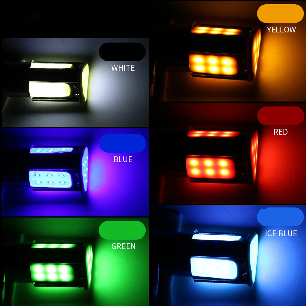 

2 Pcs 1157 1156 Super S25 LED Auto Brake Lights Fog Lamp 12V3+1COB Car Daytime Running Light Stop Bulbs 12V