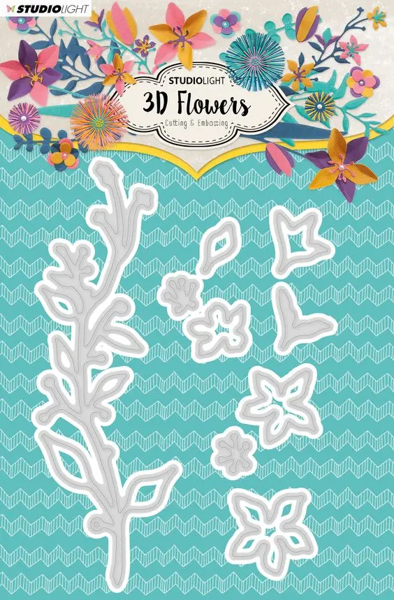 

LLove CCraft Metal cutting dies 3D Flower #7 Scrapbook paper craft knife mould blade punch stencils dies