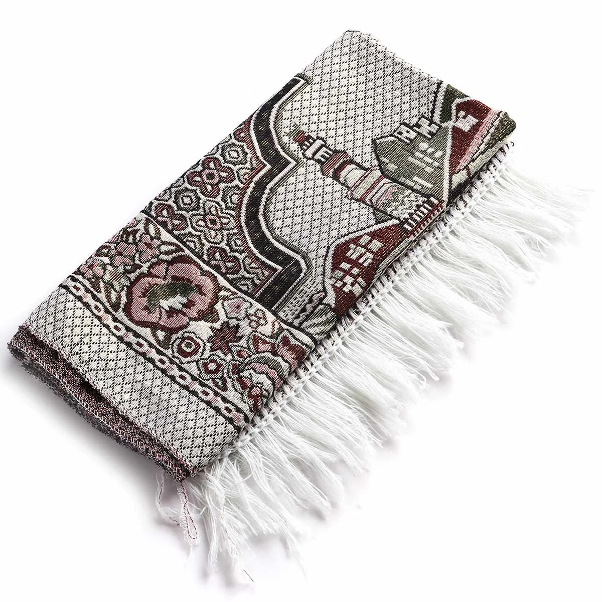 1 pcs Ramadan Prayer Rug Carpet Mat 70x110cm Polyester Multi-function Quran Islamic Muslim Eid Mubarak Praying | Дом и сад