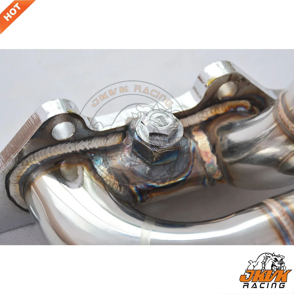 JKVK RACING SS304 одинаковая длина турбо Exhause коллектор для Evolution Evo10 EVO X 4B11 2008-2011