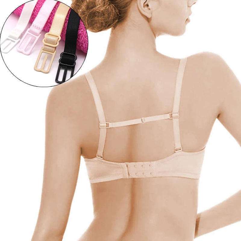 

Women Adjustable Bra Strap Holders Non-Slip Buckle Fashion High Elastic Detachable Invisible Bras Shoulder Underwear Accessories