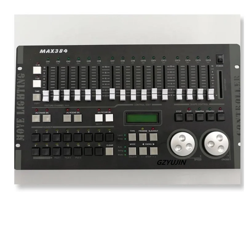 Консоль цифрового освещения dmx 512 wifi светодиодный контроллер rgbw MAX 384 для диммеров