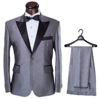 2020 new brandgrey men wedding suits groomsmen wear groom tuxedos mens tuxedo wedding suits three pieces suitjacketpantsvest%ef%bc%89