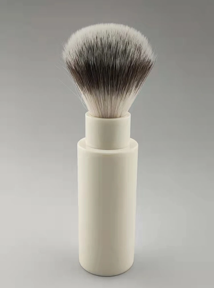 FS-20mm Knot синтетическая щетка для бритья G4 Hair Travel кремовый шнур/алюминиевая ручка +
