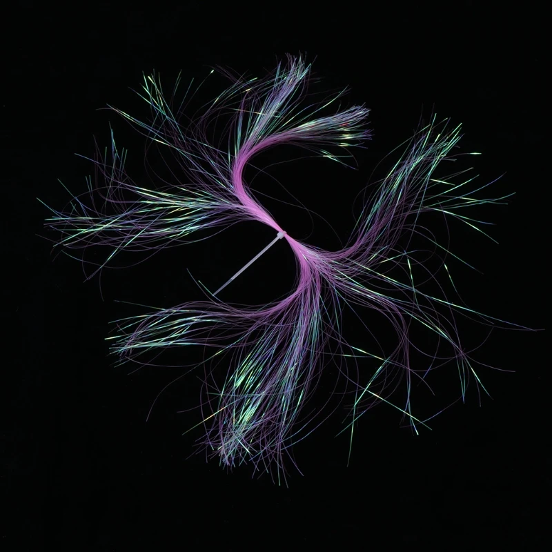 1 сумка для завязывания мушек рыболовная приманка 4 цвета светящаяся гирлянда 30