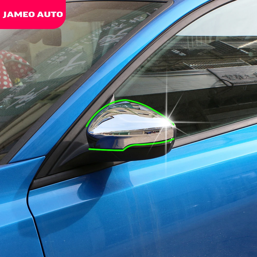 Внешние аксессуары для Ford Focus 2019 2020 ABS хромированные боковые двери зеркало