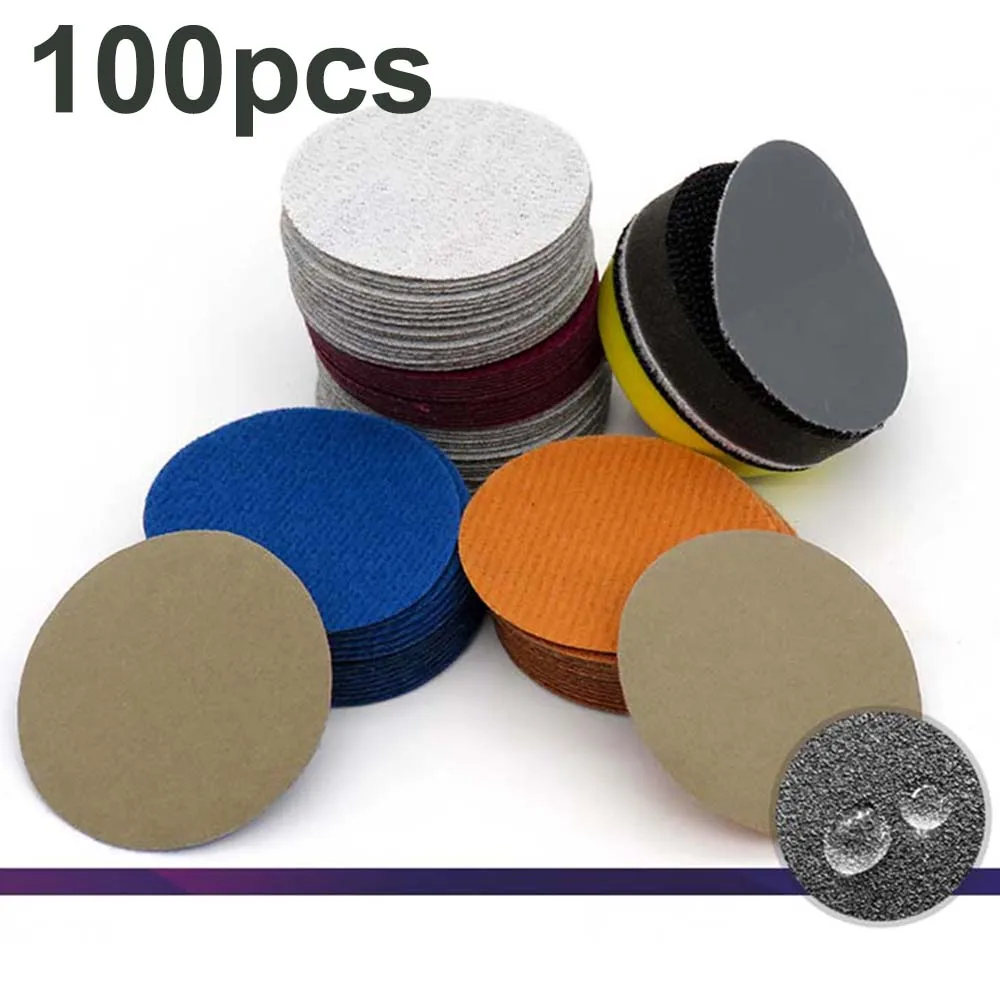 

Detailing Sanding Disc Waterproof Abrasive Workshop 100pcs DIY Sandpaper