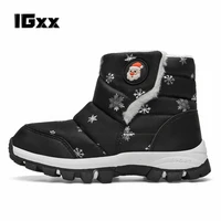 igxx kid santa claus boots christmas boots comouflage colors child boy girls snow winter boots christmas gifts for kids