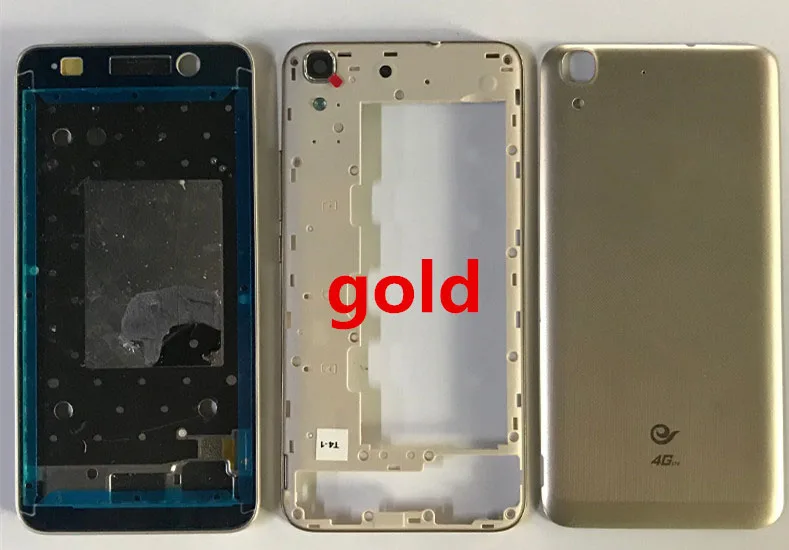Recambio de carcasa con herramienta para huawei Honor 4A, marco frontal, Marco medio, cubierta trasera, SCL-TL00, 10 Uds.-3
