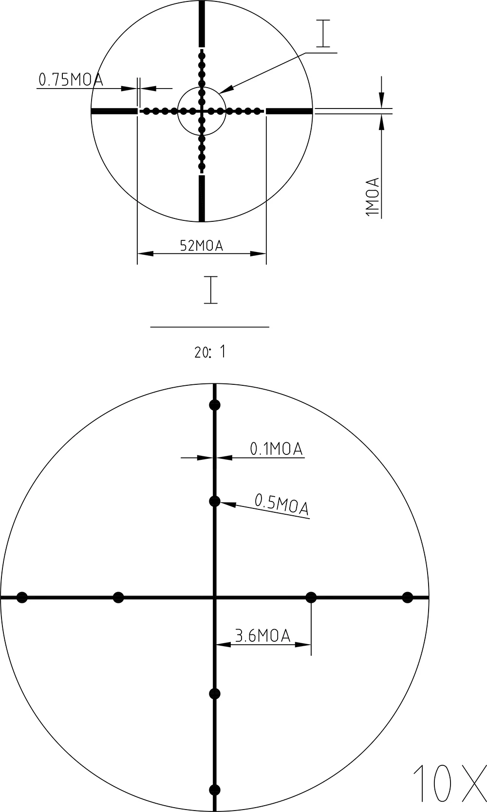 Охота ohhunt тонкий край 1-6X28 ИК оптические прицелы Mil точка стекло травление сетка RGB Освещение турели замок сброс съемки область