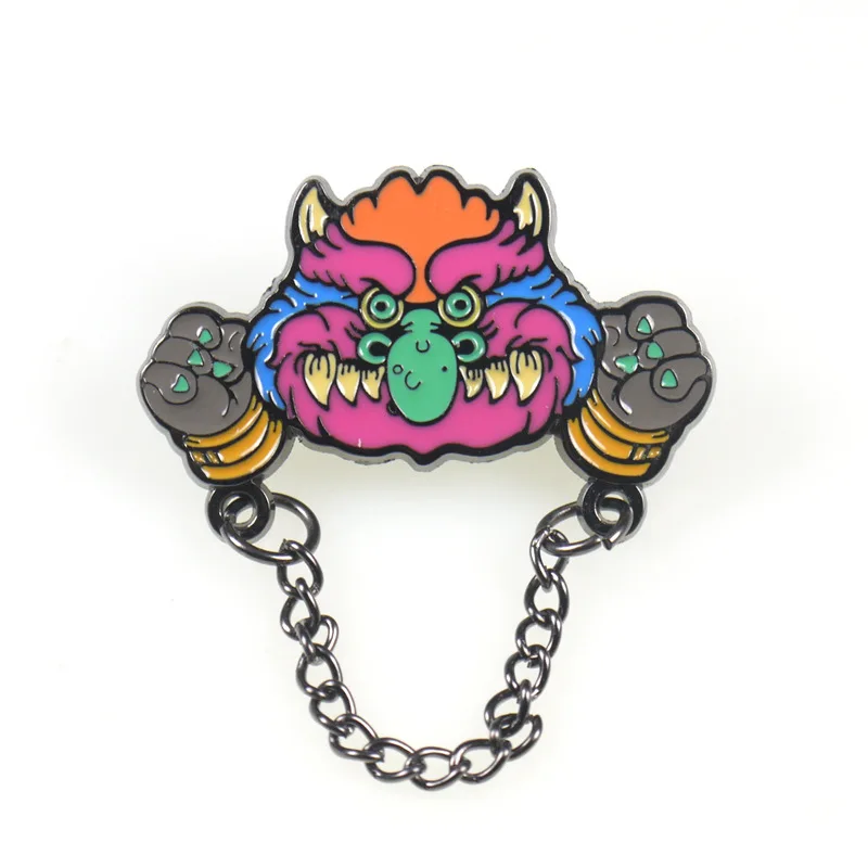 HOSENG хлопковый костюм с оригинальным принтом в виде мультяшной цепь для масляного