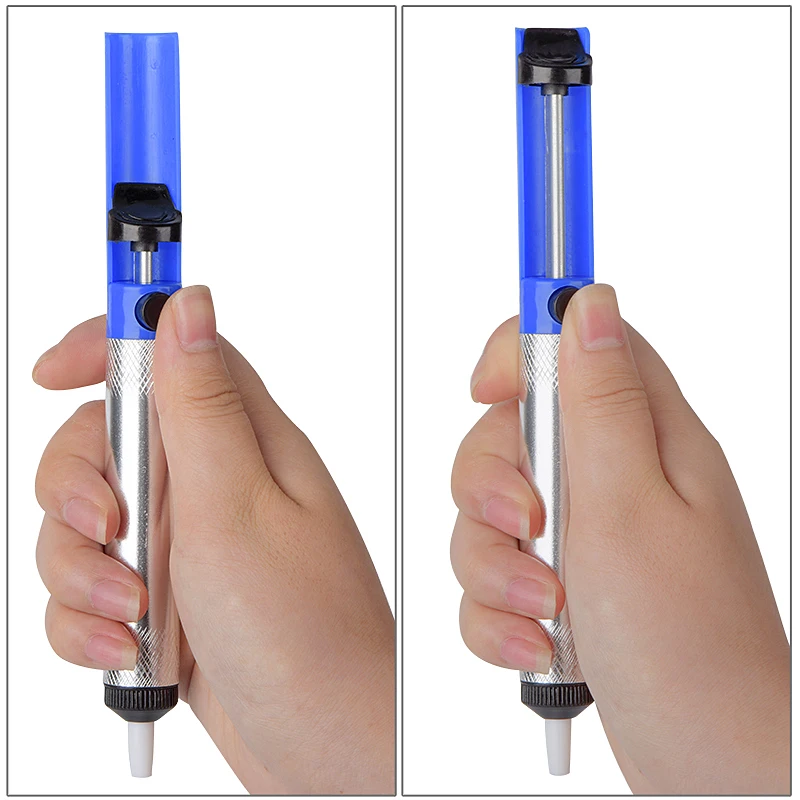 

JCD Soldering Iron Electric Holder Stand Metal Pads Generic High Temperature Support Solder Sucker Desoldering Pump Sponge Clean