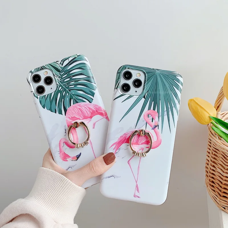 Винтажный чехол для iPhone 11 Pro XR X XS Max 7 8 6 6s Plus матовый с держателем кольца и