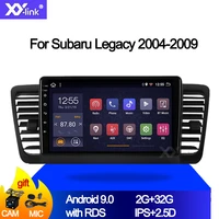 2din car radio multimedia video player navigation gps android 9 0 for subaru outback 3 legacy 4 2004 2005 2006 2007 2008 2009