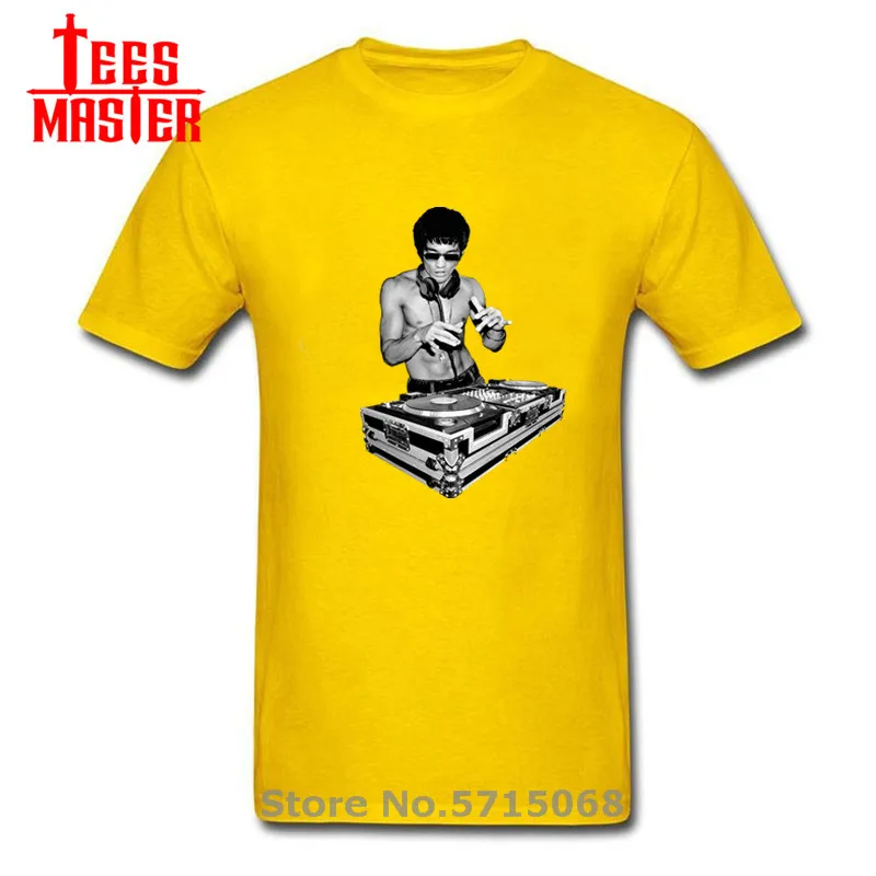 2020 футболка Брюс Ли ди-Джея с коротким рукавом повседневные топы в хипстерском