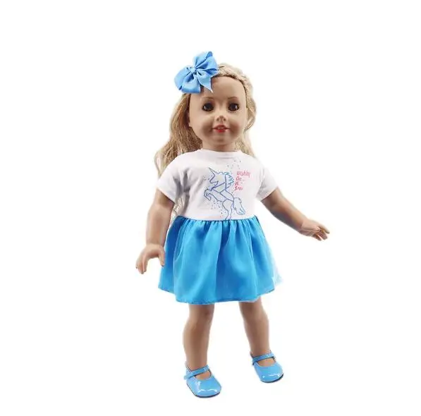 Кукла Прекрасный платье костюм подходит для 18 дюймов американская девочка кукла