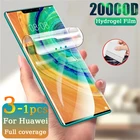 Гидрогелевая пленка 3-1 шт. для Huawei P30 P50 P40 Pro Lite, защитная пленка для экрана Mate 40 30 20 Lite P 20 Pro Smart Y6 2019 Z, не стеклянная пленка