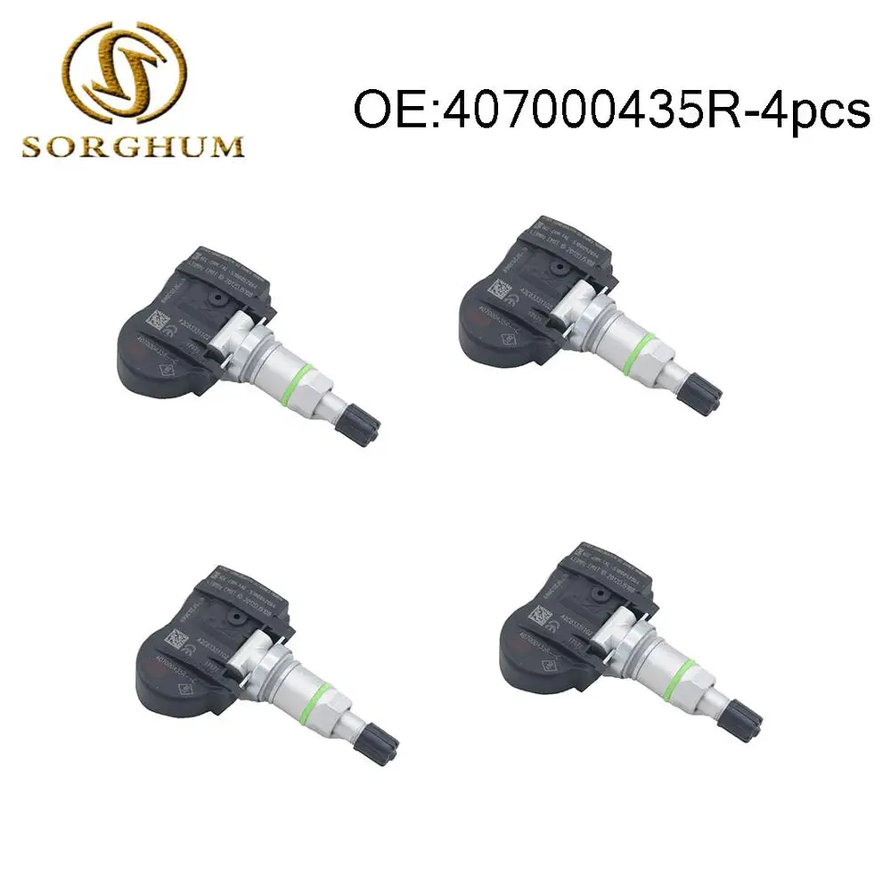Датчик давления в шинах 4 шт. 407000435R TPMS для Renault Megane Лагуна Fluence Latitude 433 МГц 40700 0435R