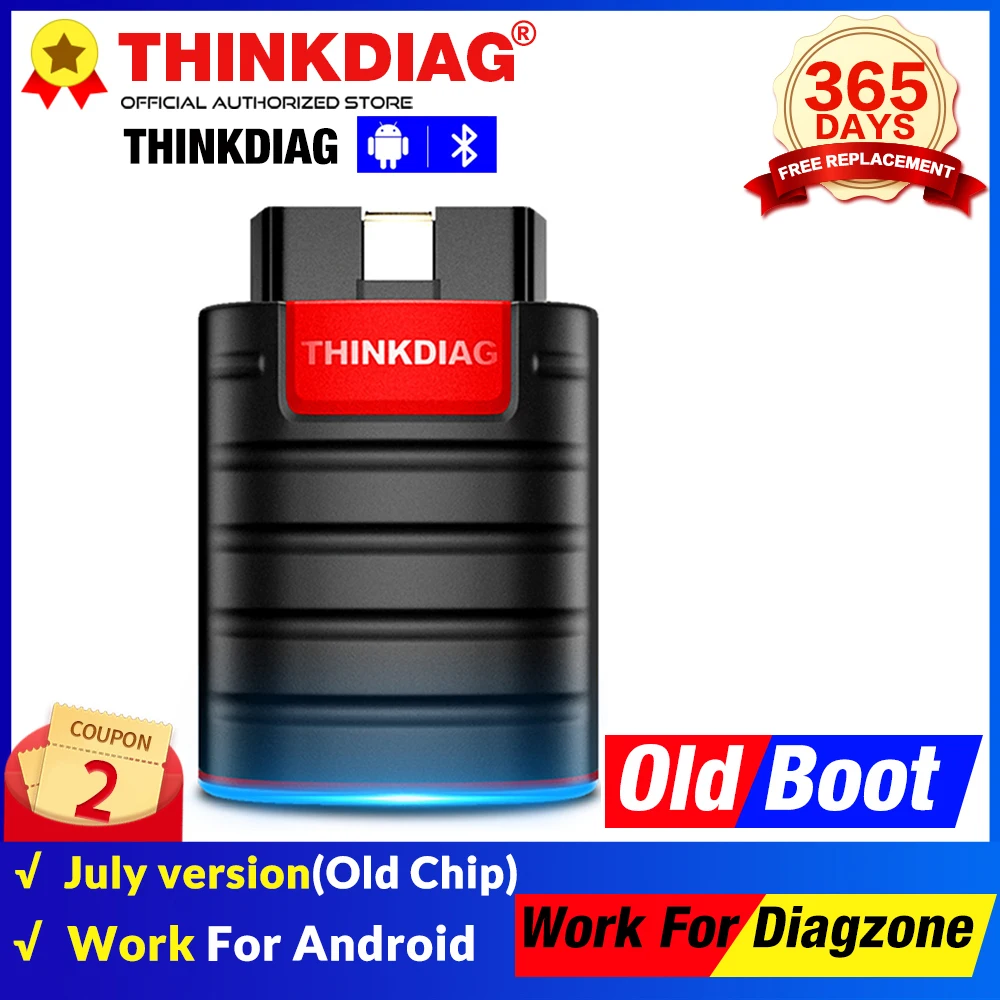 THINKCAR старая загрузка Thinkdiag для полной системы Diagzone OBD2 диагностический инструмент