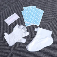 200pcs disposable plastic gloves foot cover long cylinder gloves skin care tools for pedicure plastic gloves and foot covers