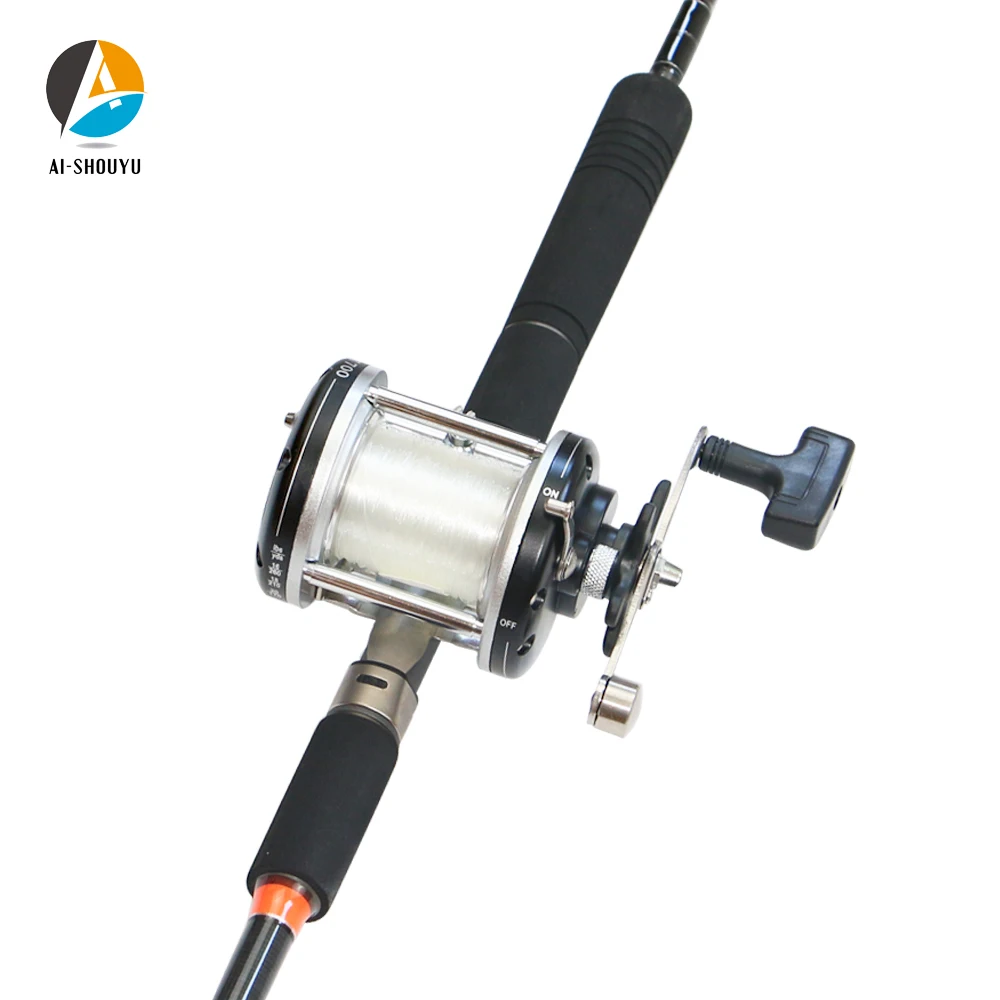 AI-SHOUYU Slow Jigging Fishing Rod and Reel Combo 1.68m 1.8m 100-300g Fuji Reel Seat Spinning Jigging Fishing Rod+Casting Reel enlarge