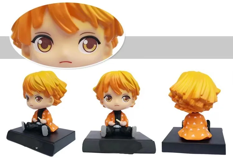 2021 Клинок для рассекания демонов вращающаяся голова кукла салона автомобиля