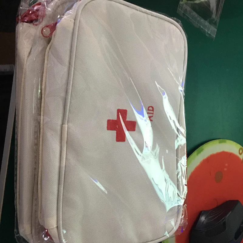 

23x13x7.5cm Outdoor Sports Camping Emergency Bag First Aid Kits Pouch Rescue Empty Bag for Househld Travel Survival Kit