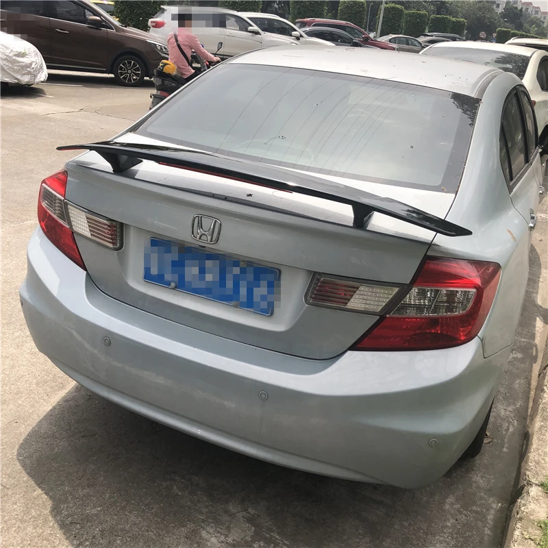 Спойлер для Honda Civic 2012 2018 спойлер высококачественный материал из ABS TF карты заднее