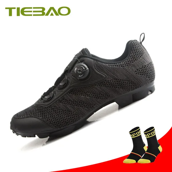 socks for 1812 B TIEBAO велосипедная обувь sapatilha ciclismo mtb SPD педали парусиновая верхняя самоблокирующаяся Дышащая mtb уличная горный велосипед кроссовки - Цвет: socks for 1812 B