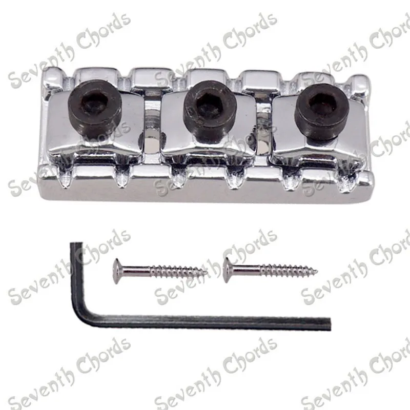 1pcs 43mm doppel locking systyem tremolo brücke string gesperrt mutter für elektrische gitarre gold gitarre zubehör teile free global s